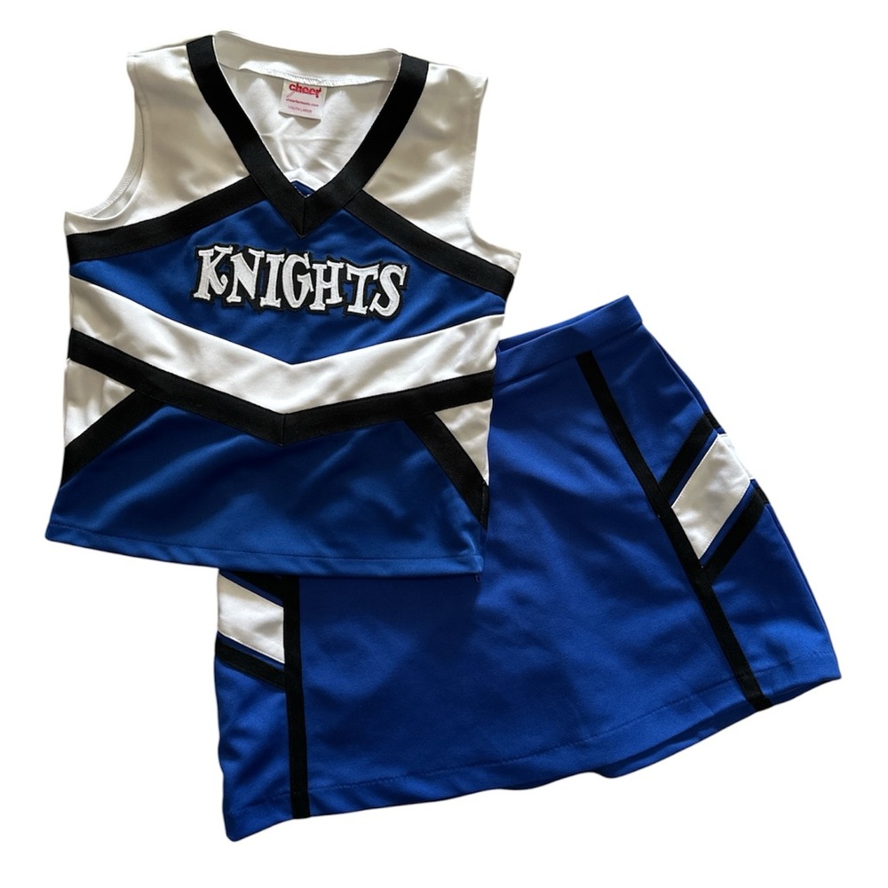 Knights Blue & White Cheer Uniform - Youth M/L